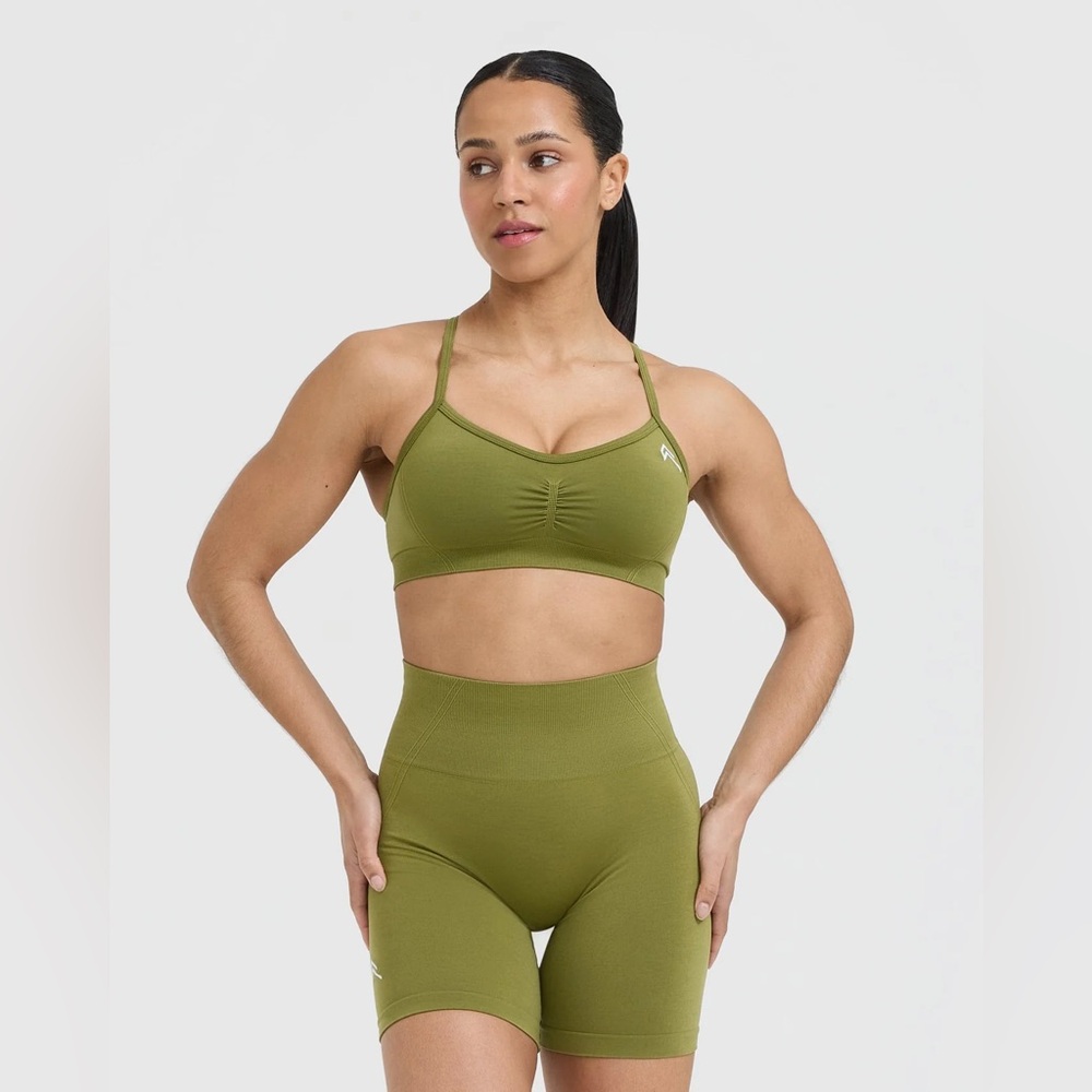 Oner Active Effortless Strappy Bralette | Olive Green - M